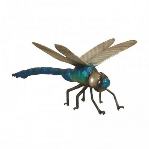 statuette céramique libellule bleue nlcdeco
