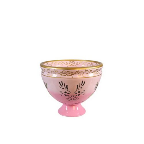 tasse à thé décorative rose et or nlcdeco