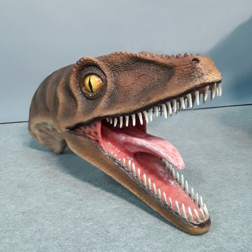 trophée de Vélociraptor en résine nlcdeco