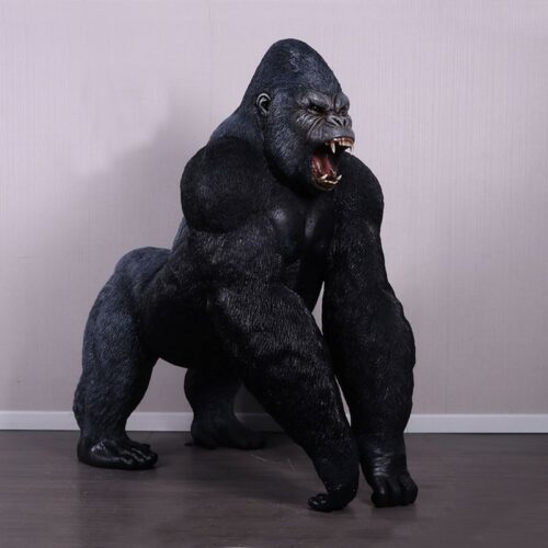 statue résine grand gorille nlcdeco