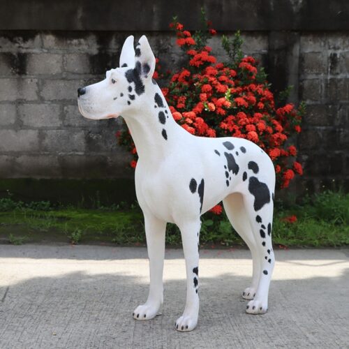 statue de dogue allemand grandeur nature