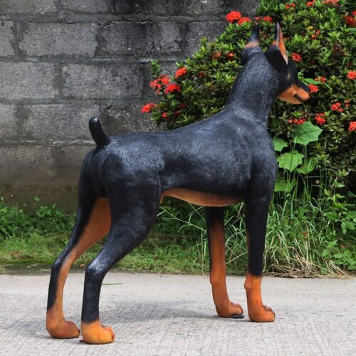 mannequin de chien grandeur nature