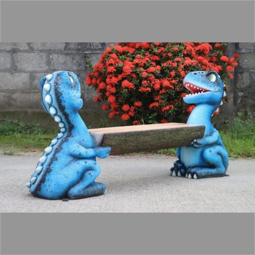 banc original pour crèche enfants dinosaures