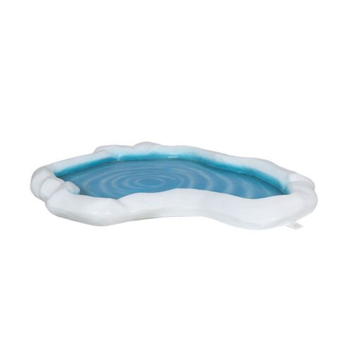trou de pêche décor patinoire extérieur