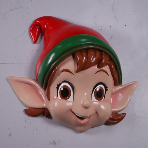 lutin géant en résine décoration extérieure de Noël