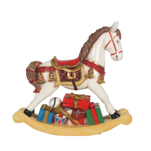 cheval de carrousel décor base du sapin géant