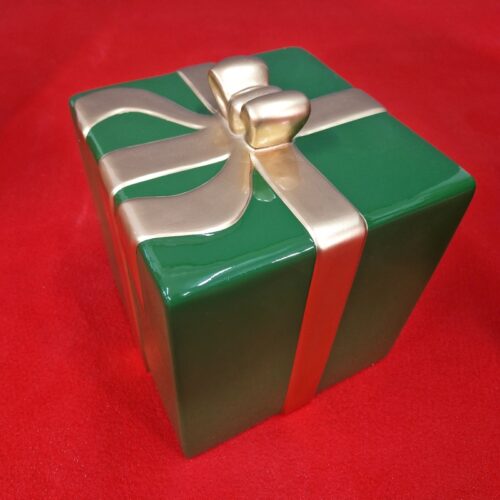 cadeau de noël grand modèle factice en résine