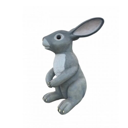 statue d'un lapin géant pour décorations en 3d pour décors xxl de pâques