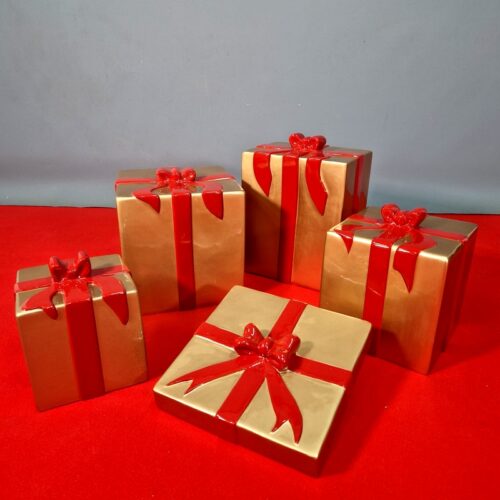 cadeaux xxl factice pour décoration noël originale
