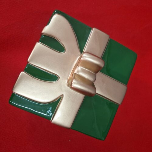 réplique cadeau de Noël COULEUR VERT ET OR